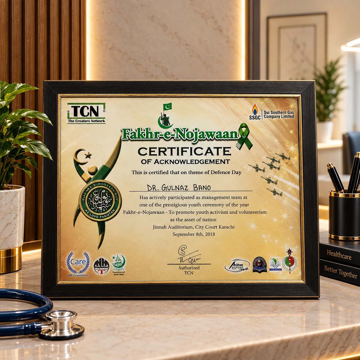 Dr. Gulnaz Certificate 2