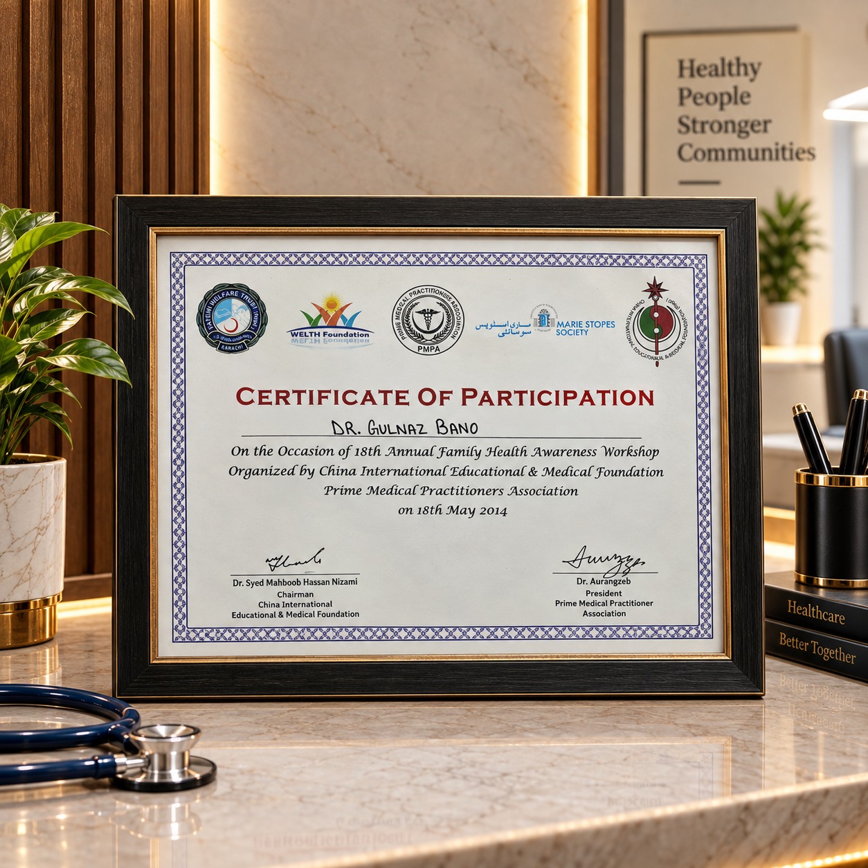 Dr. Gulnaz Certificate 3