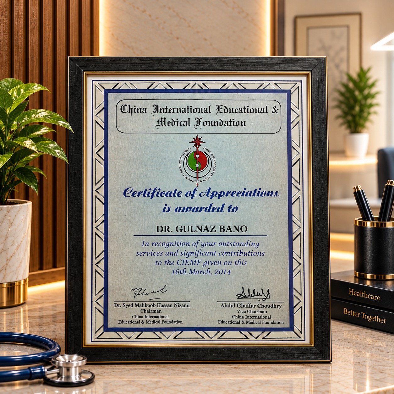 Dr. Gulnaz Certificate 6